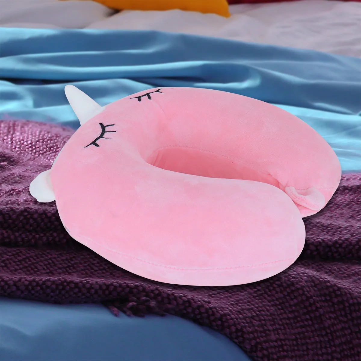 Almohada con Diseo de Unicornio para Viaje