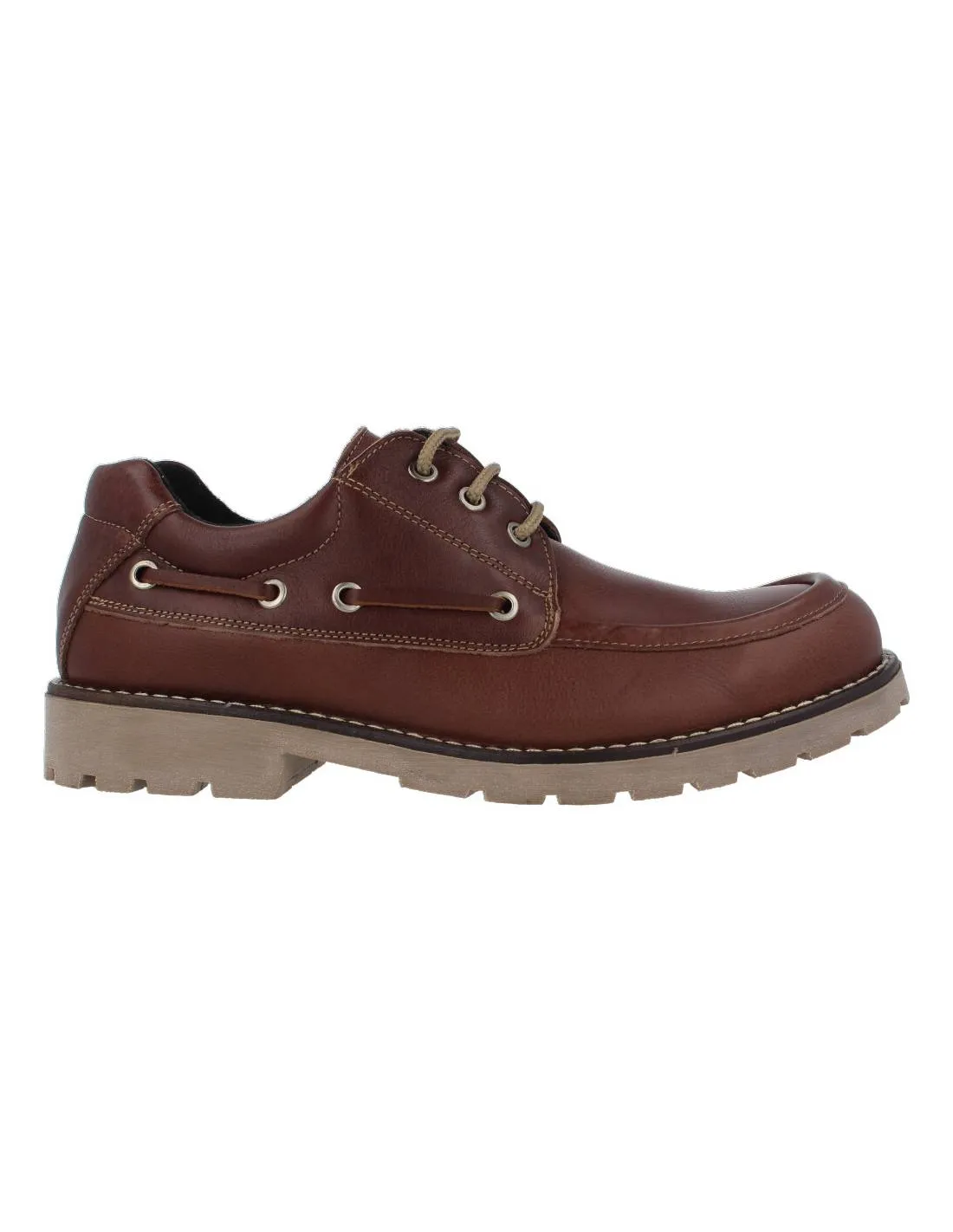 BAERCHI  ZAPATOS NáUTICOS ENGRASADO MARRóN