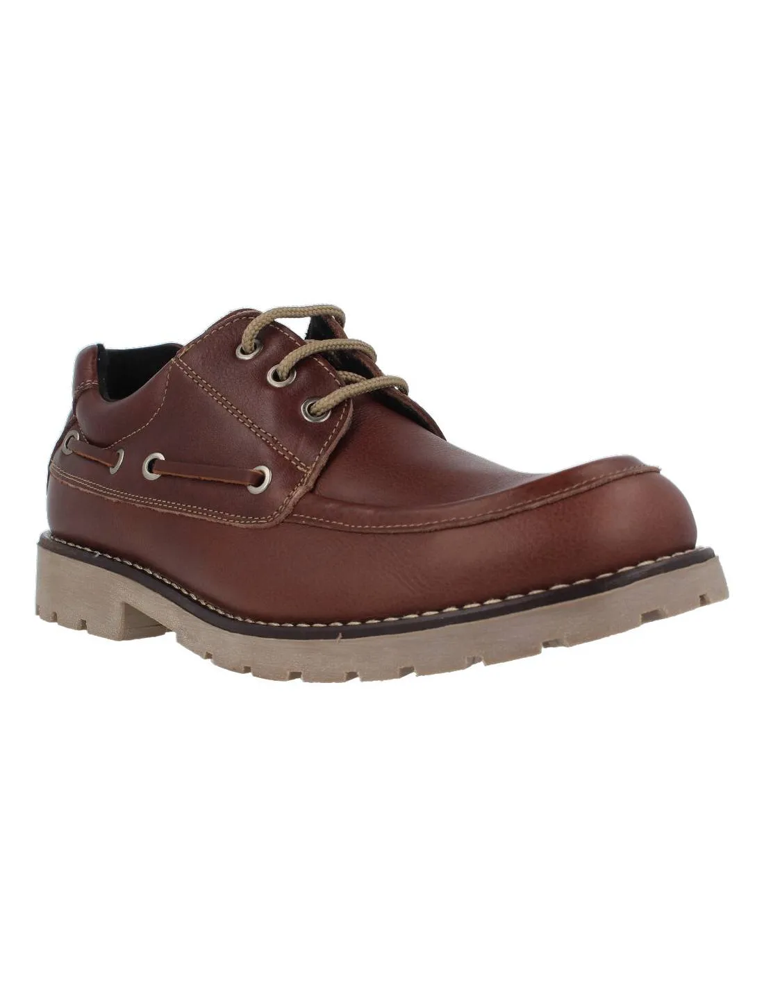 BAERCHI  ZAPATOS NáUTICOS ENGRASADO MARRóN