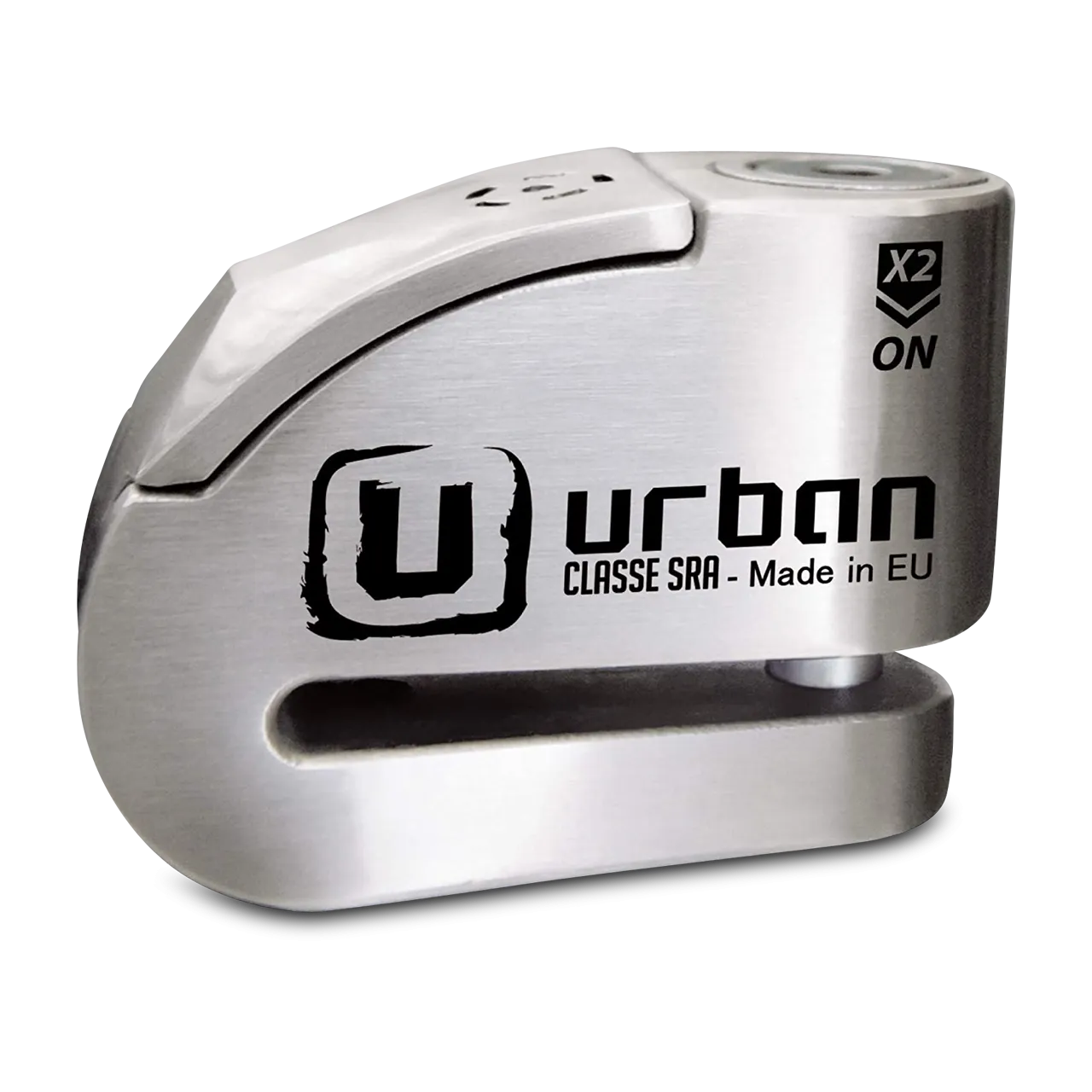 Bloqueo de Disco con Alarma URBAN UR14S INOX Clase SRA