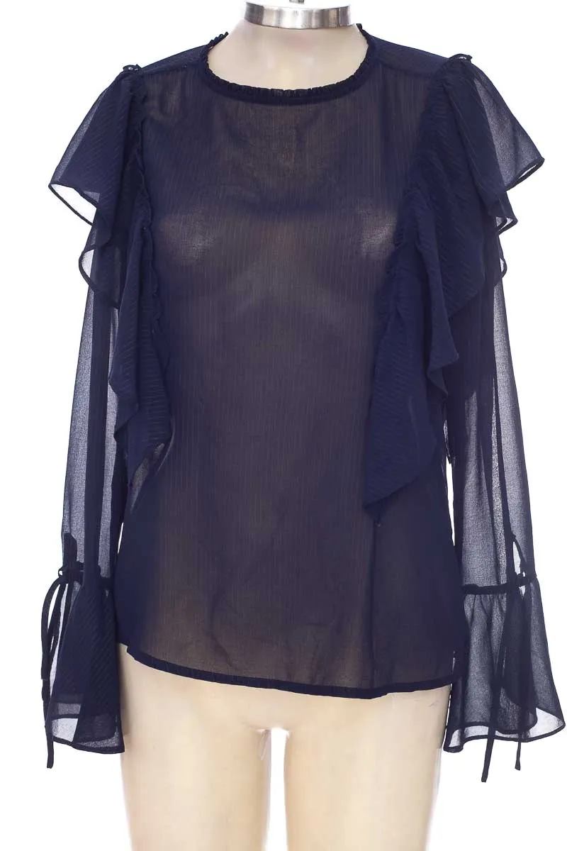 BLUSA COLOR AZUL  ESPRIT