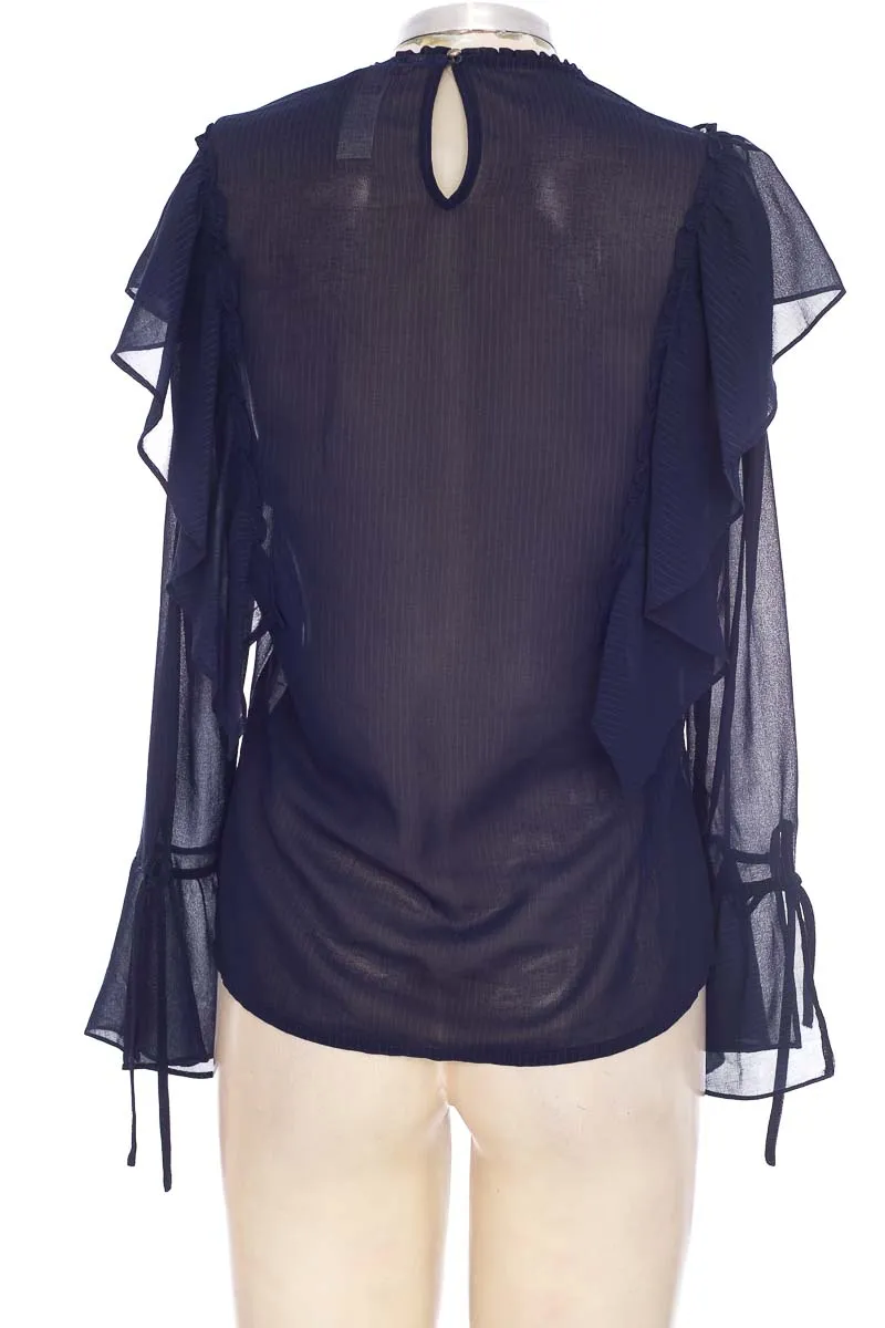 BLUSA COLOR AZUL  ESPRIT