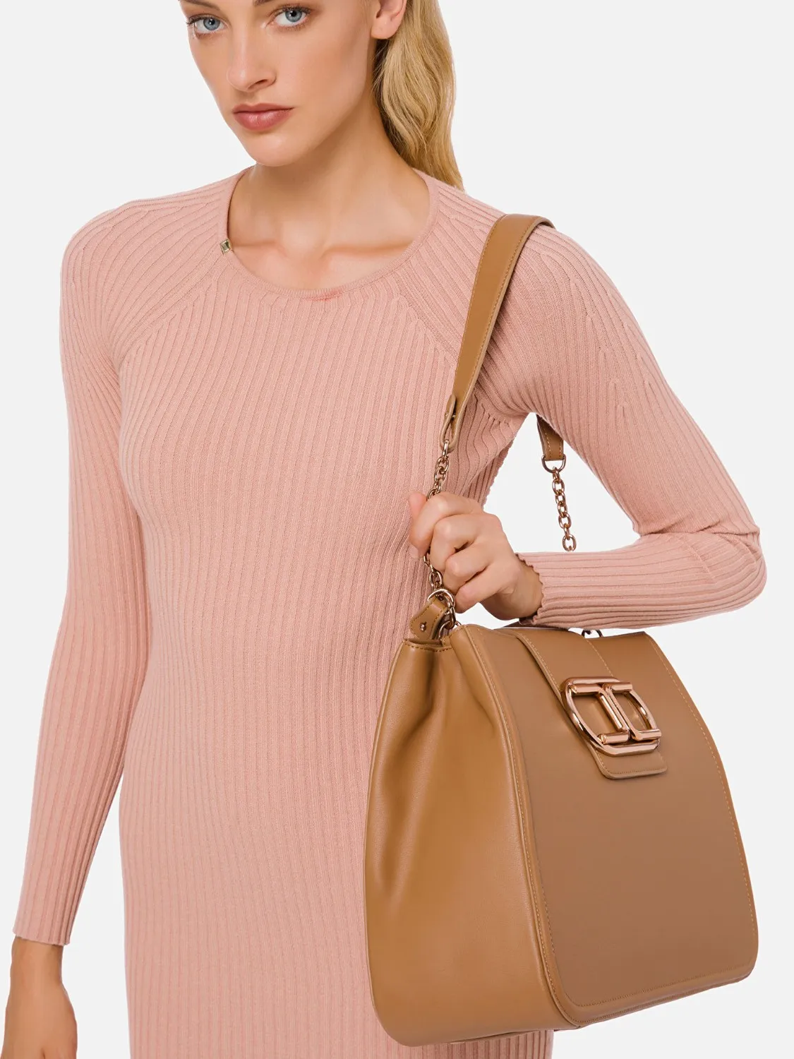 BOLSO TOTE ECOPIEL LOGO ELISABETTA FRACHI