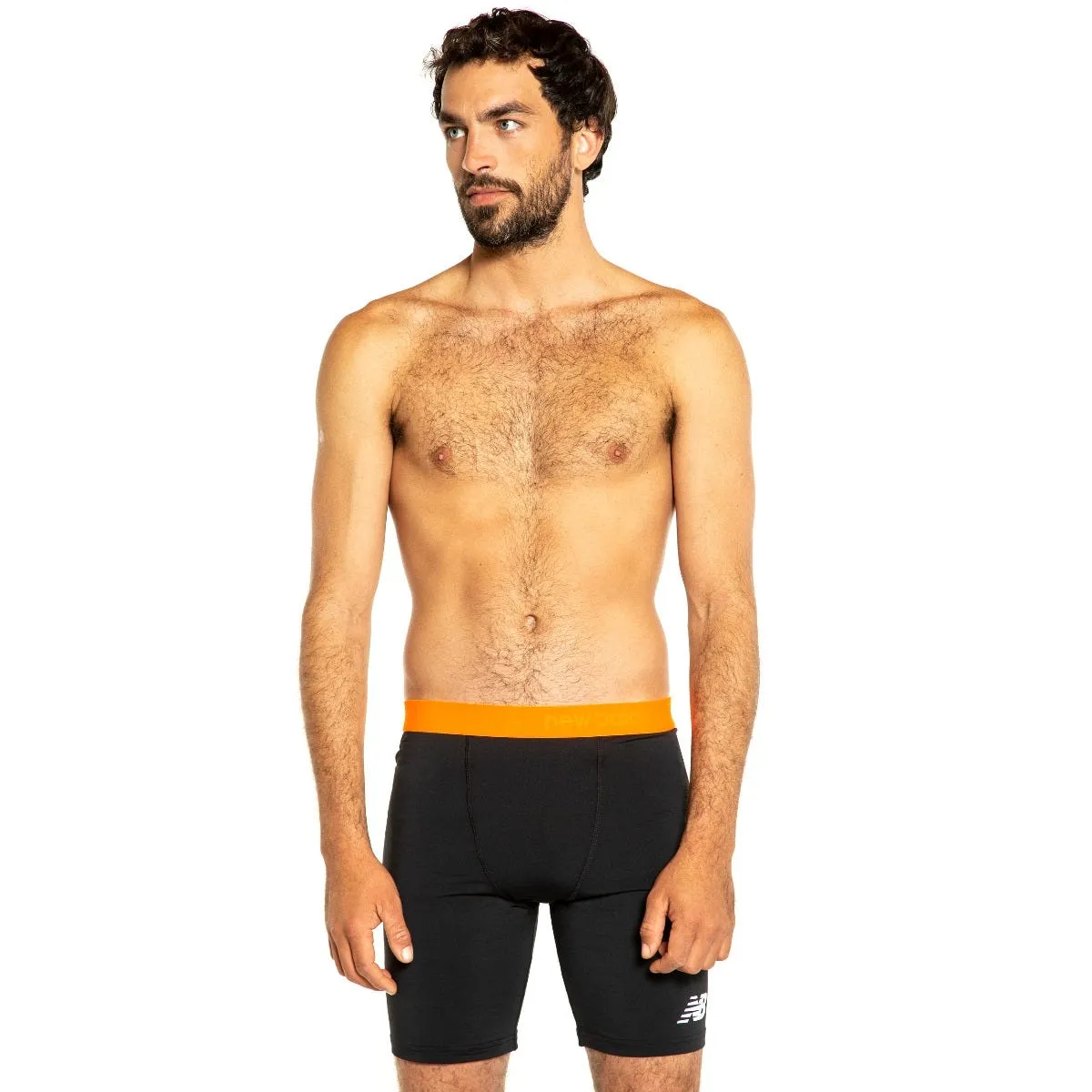 Calza Corta Running Hombre New Balance Negra