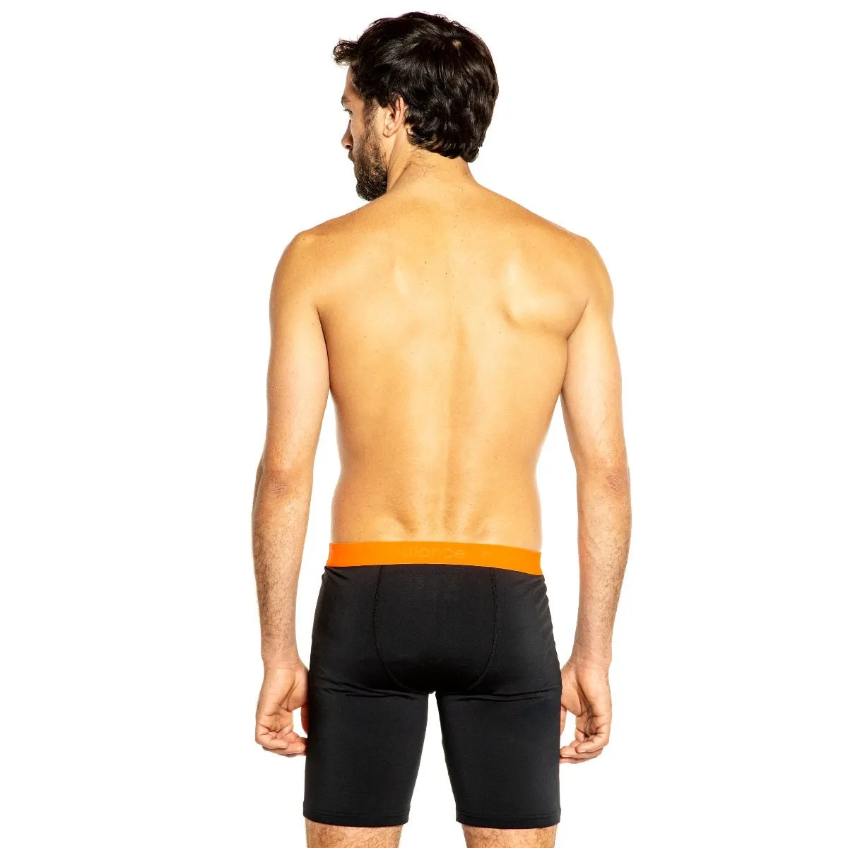 Calza Corta Running Hombre New Balance Negra