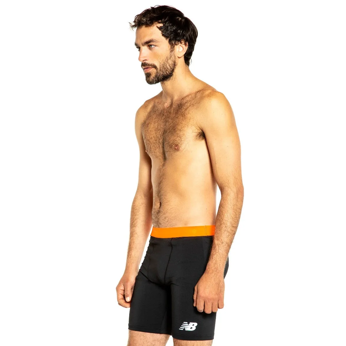 Calza Corta Running Hombre New Balance Negra