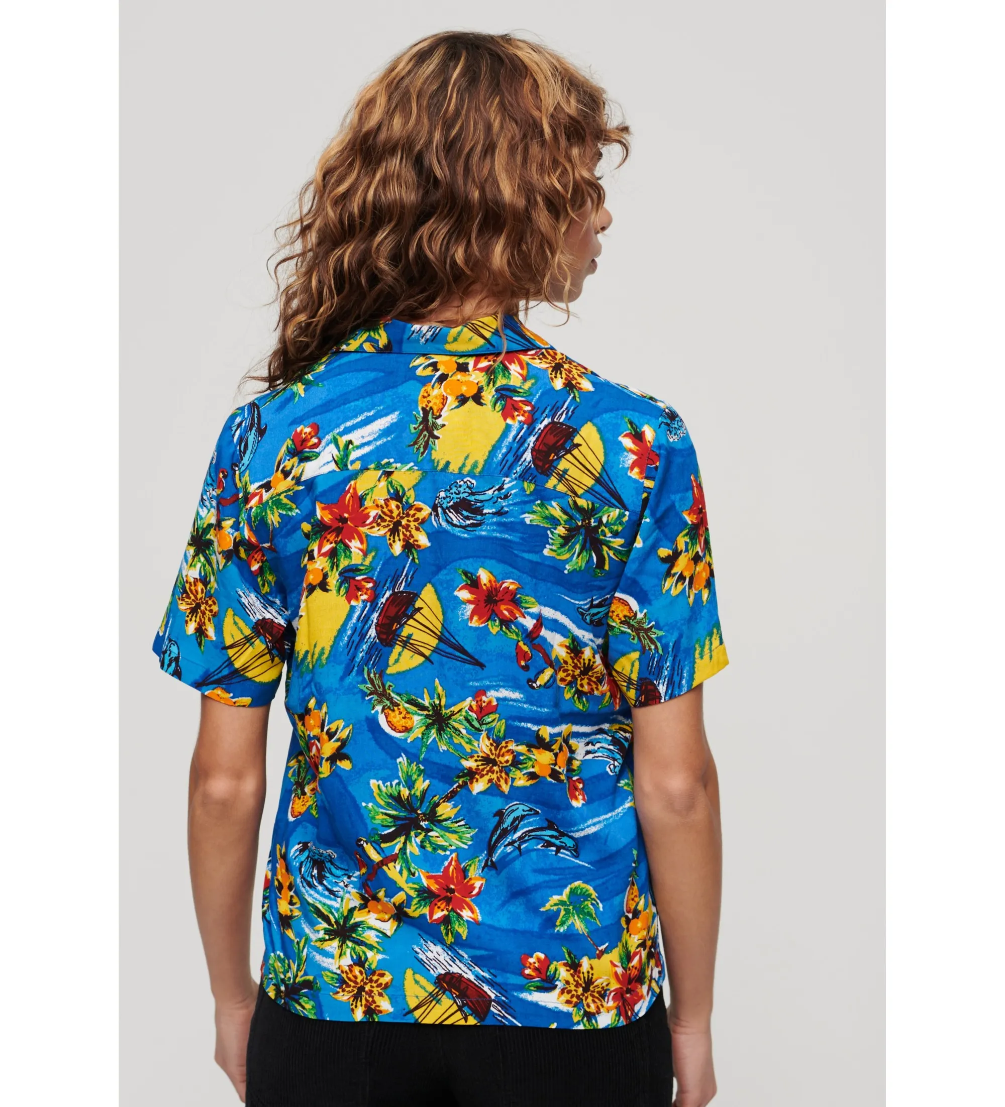 Camisa Beach Resort azul