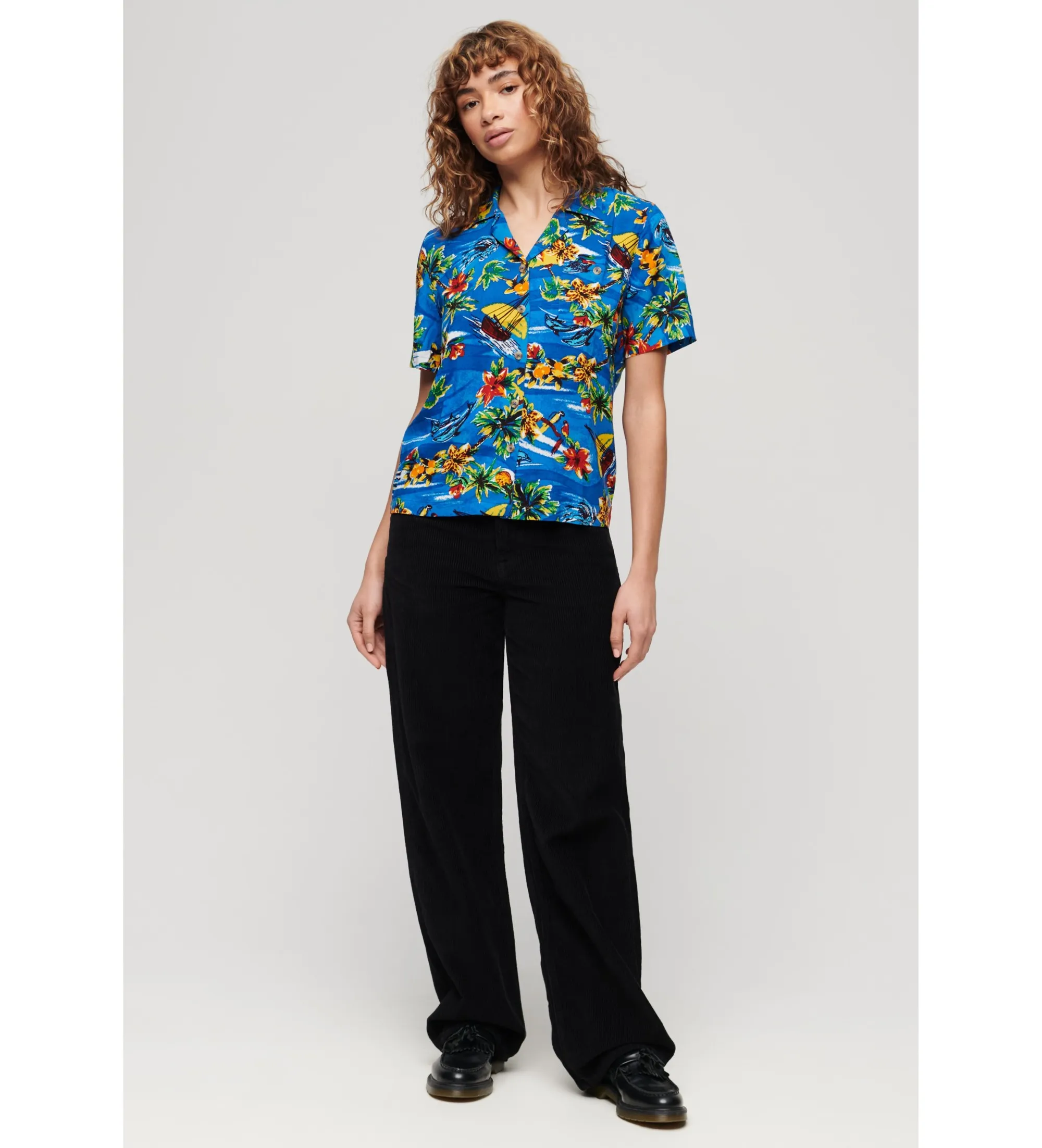 Camisa Beach Resort azul