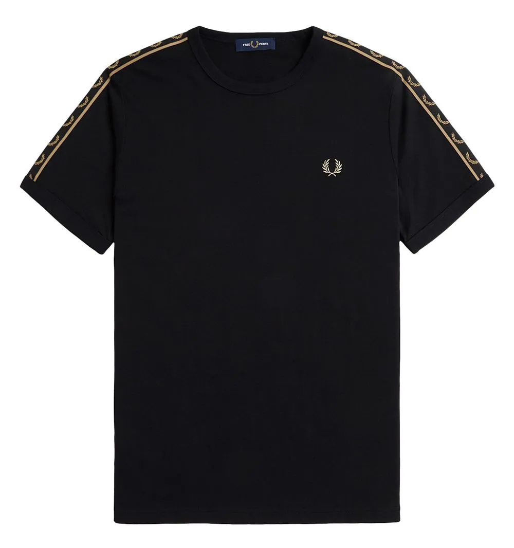 Camiseta Fred Perry ringer con cinta en contraste