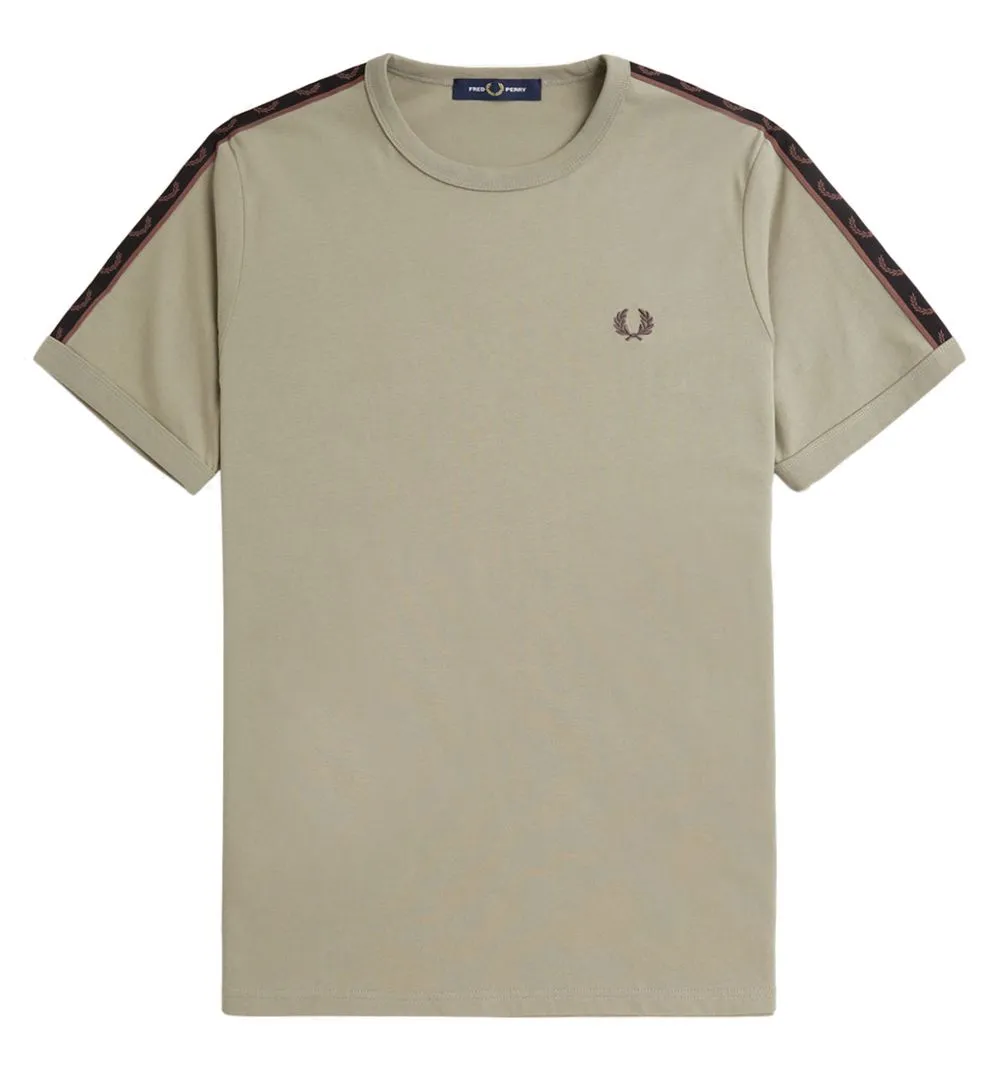 Camiseta Fred Perry ringer con cinta en contraste