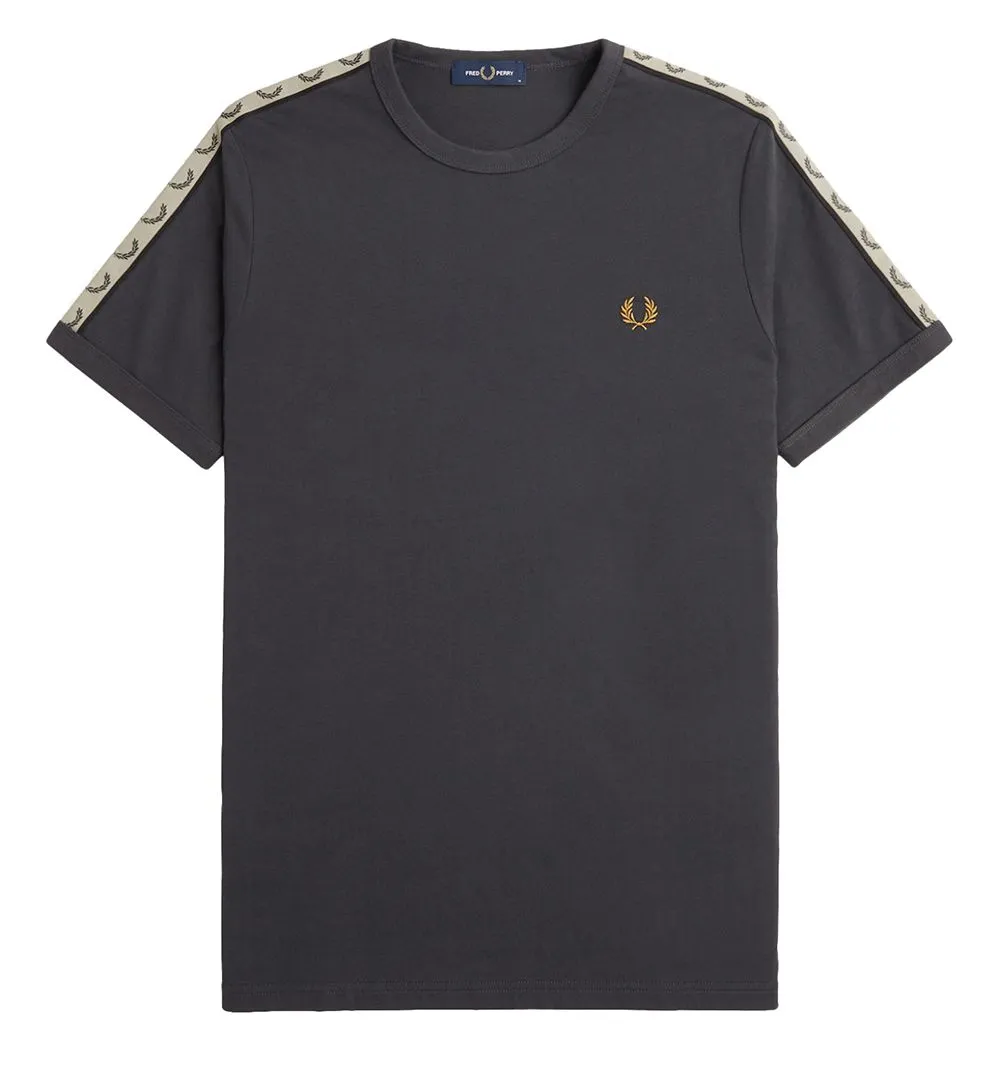 Camiseta Fred Perry ringer con cinta en contraste