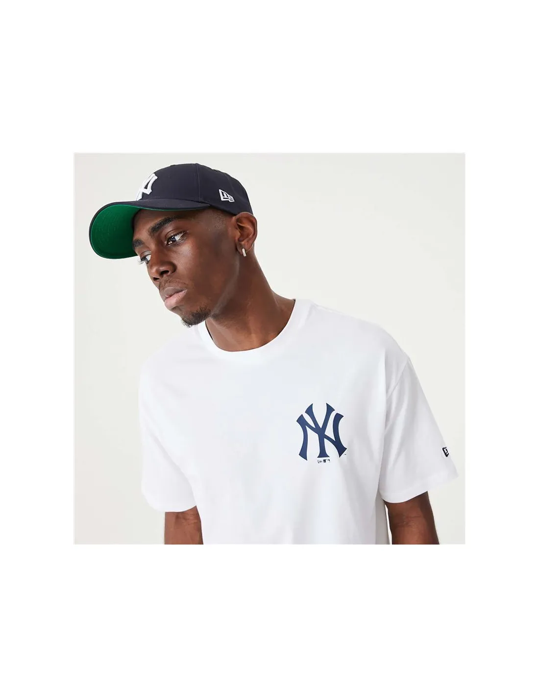 Camiseta New Era MLB New York Yankees Blanco Hombre