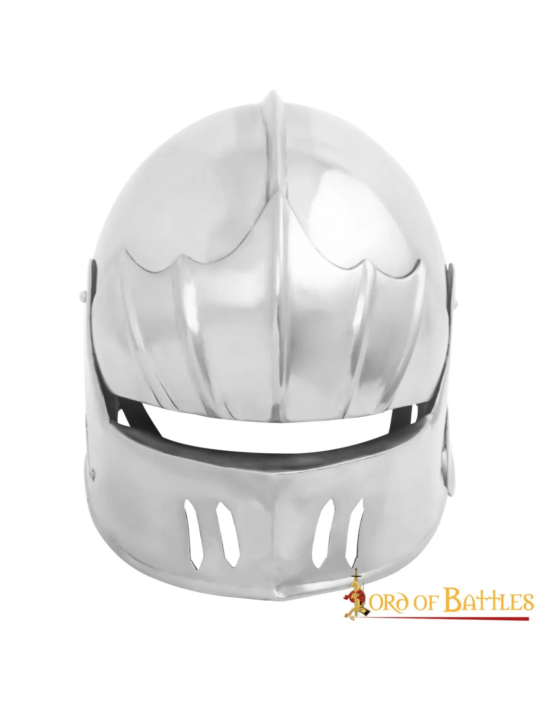 Casco alemán Sallet acero, siglo XV