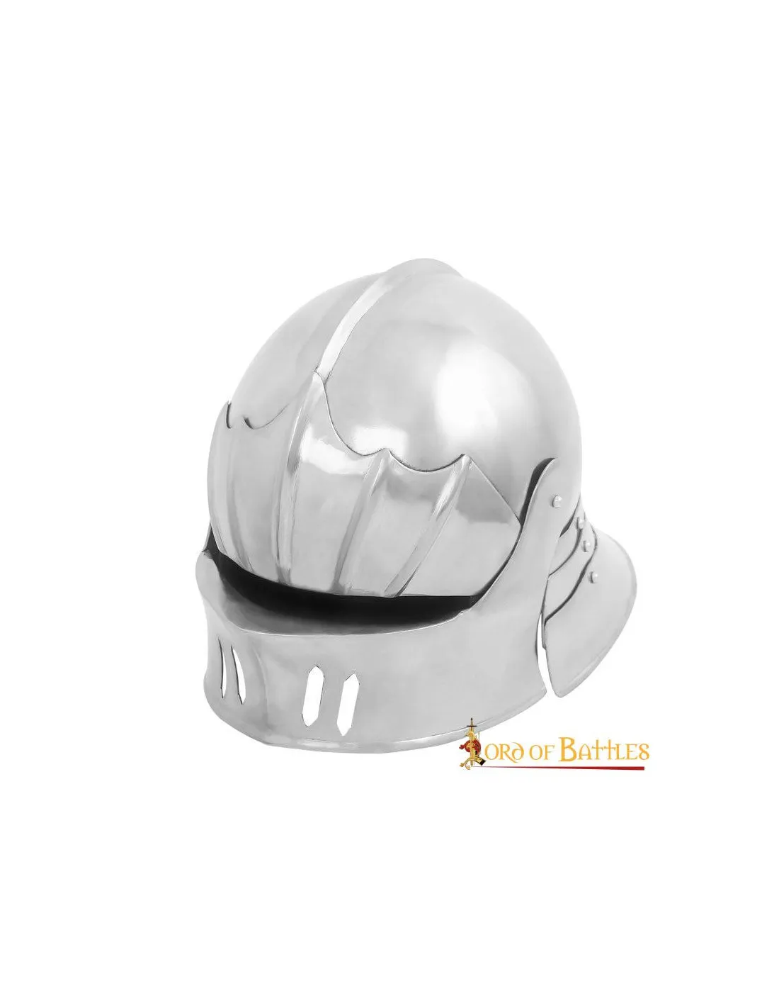 Casco alemán Sallet acero, siglo XV