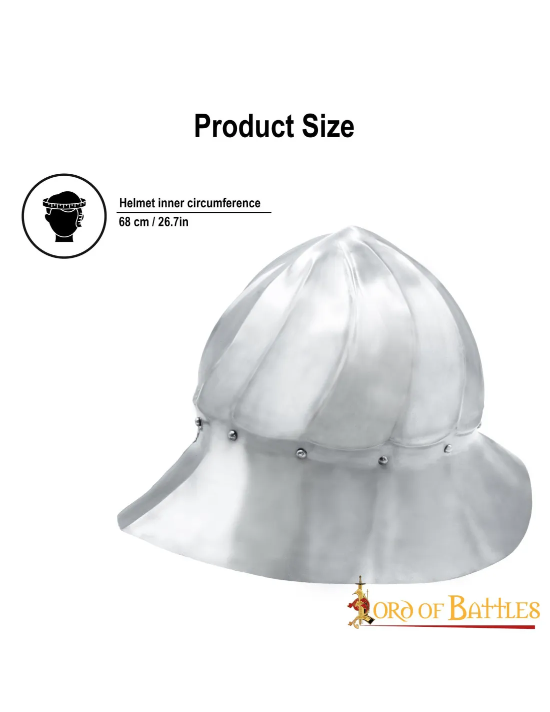 Casco capelina Kettle de Borgoña S. XVI