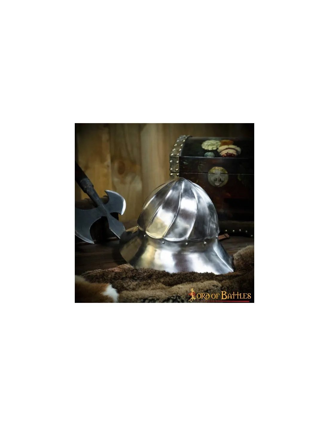 Casco capelina Kettle de Borgoña S. XVI