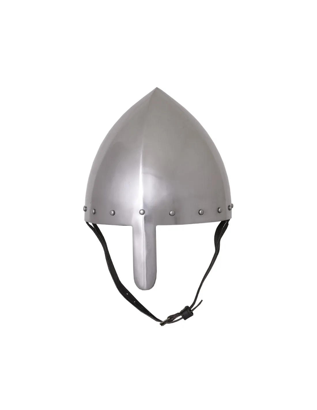 Casco cónico Olmutz nasal soldado, acero de 2 mm