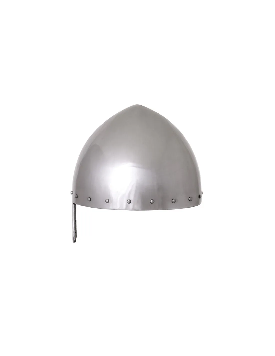 Casco cónico Olmutz nasal soldado, acero de 2 mm
