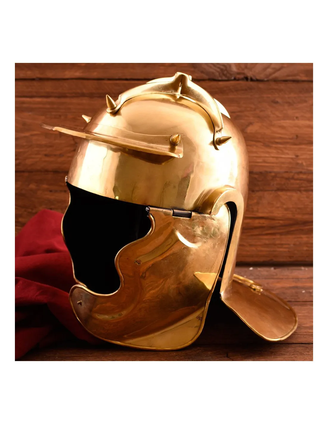 Casco Infantería Auxiliar von Gravert, latón