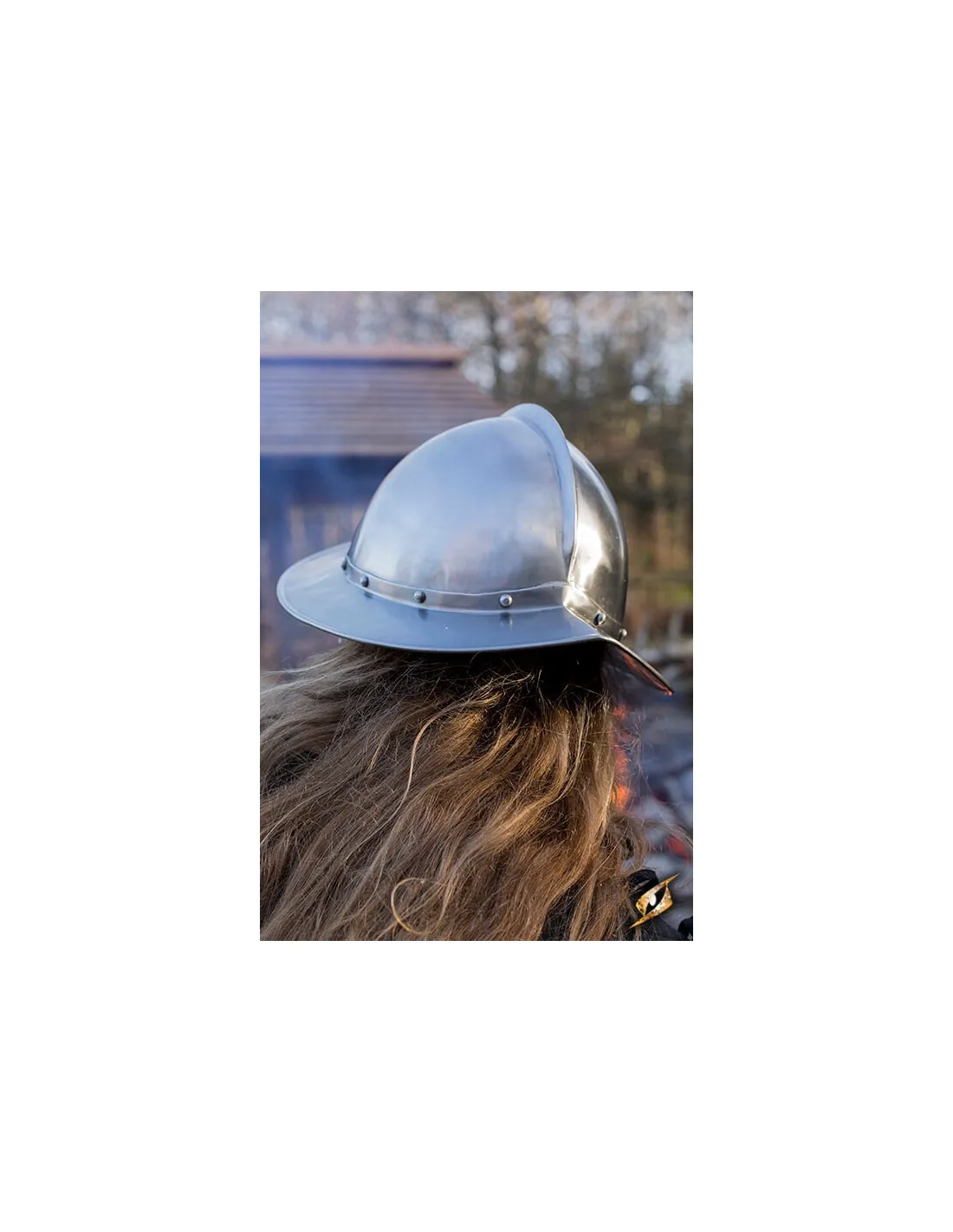Casco Morrión de la serie Soberana Epic Armoury, acabado pulido