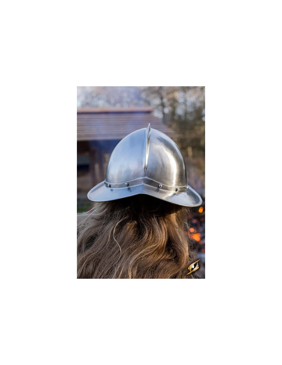 Casco Morrión de la serie Soberana Epic Armoury, acabado pulido
