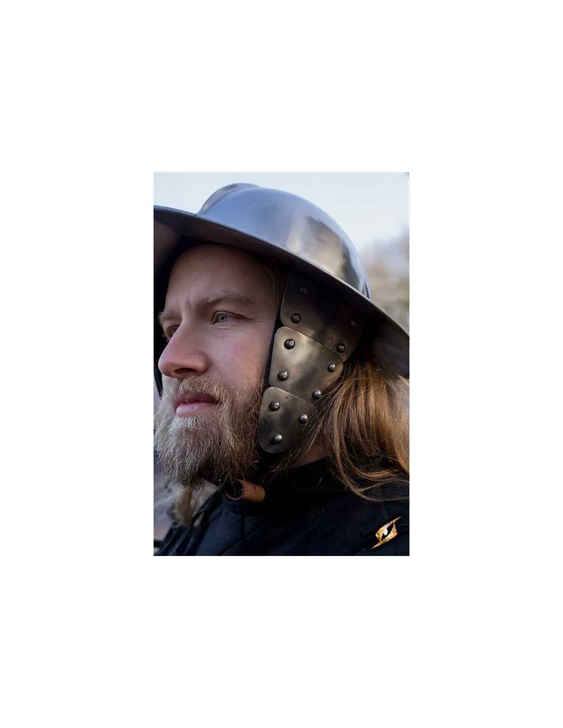 Casco Morrión de la serie Soberana Epic Armoury, acabado pulido