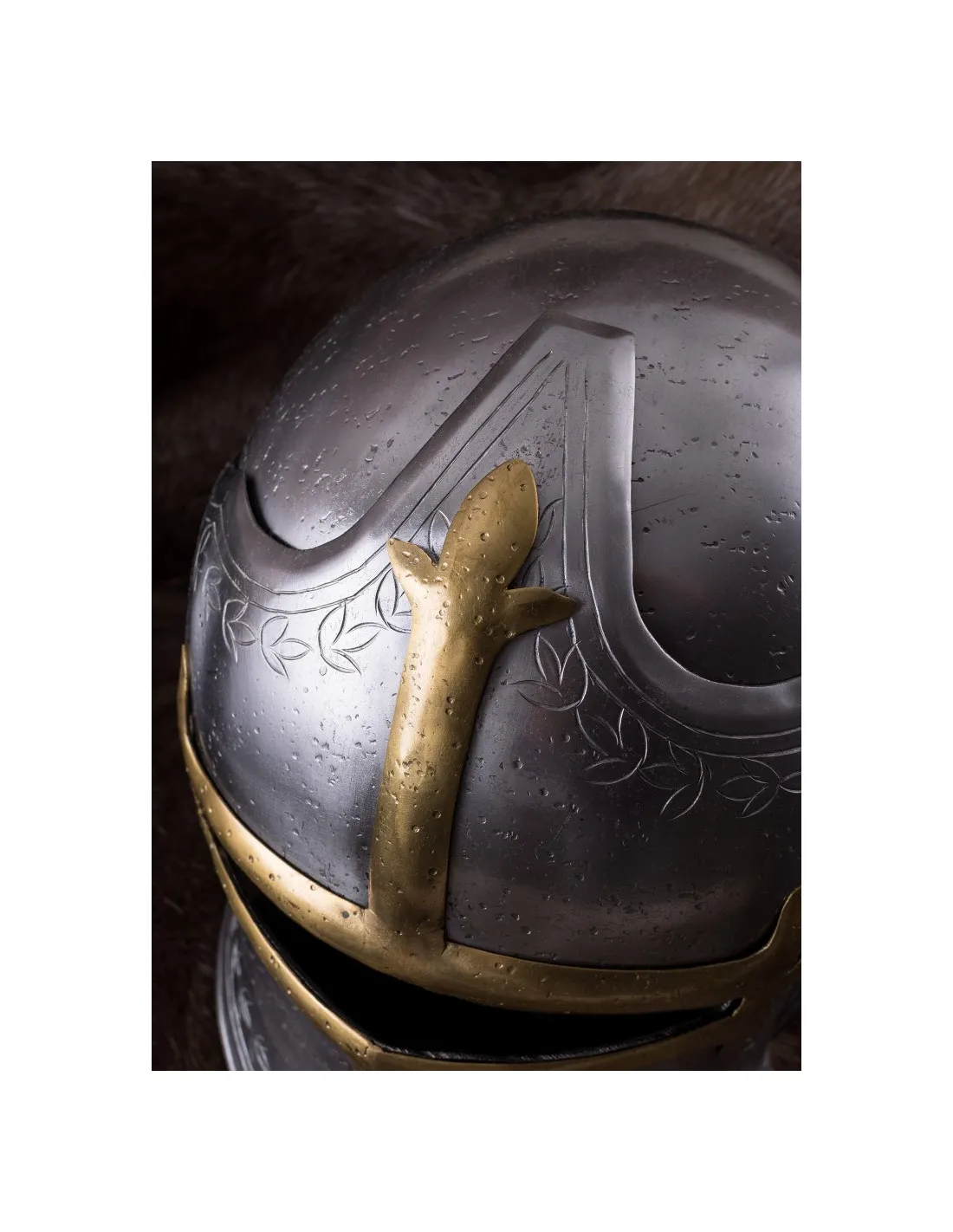 Casco Sallet de Arquero con visera, siglo XV