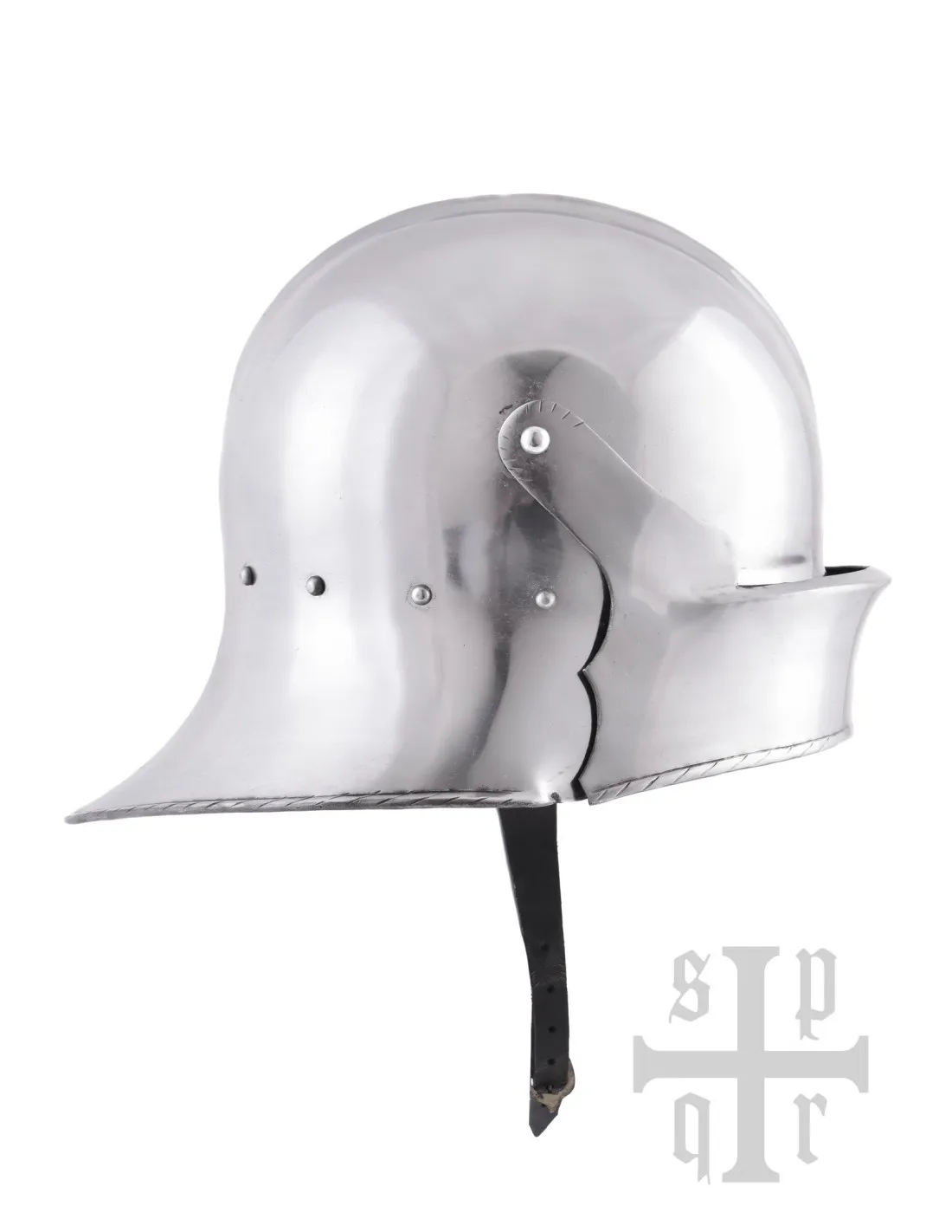 Casco Sallet Gótico Alemán S. XV Acero 2 mm