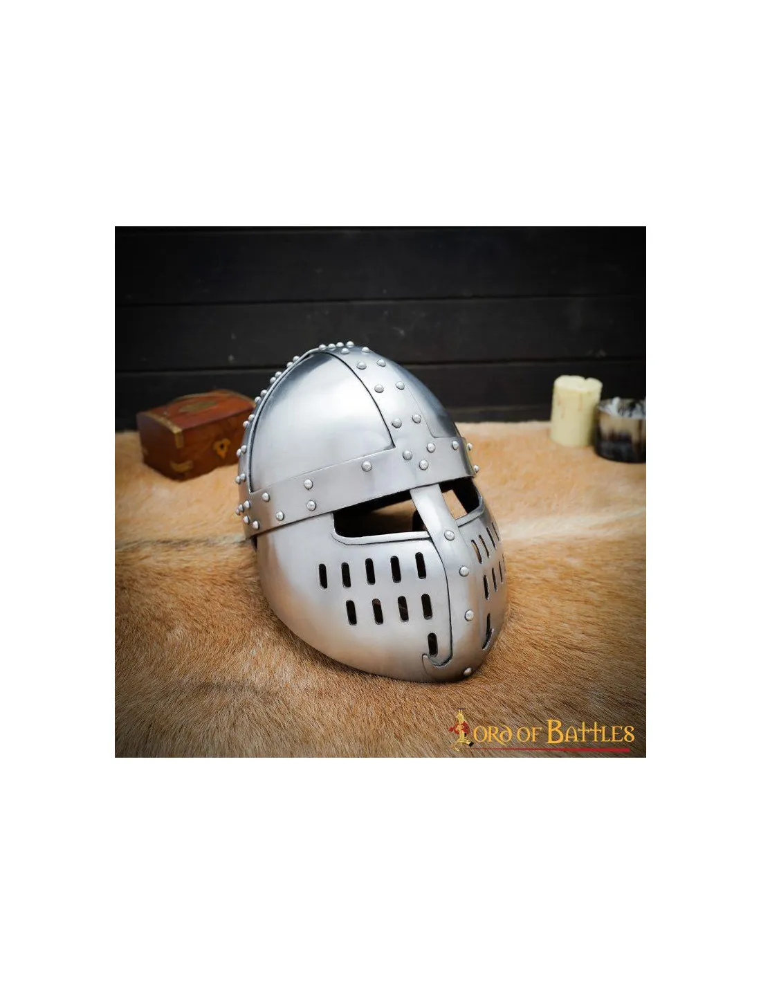 CASCO SPANGENHELM CABALLERO NORMANDO, S. XIIXIII