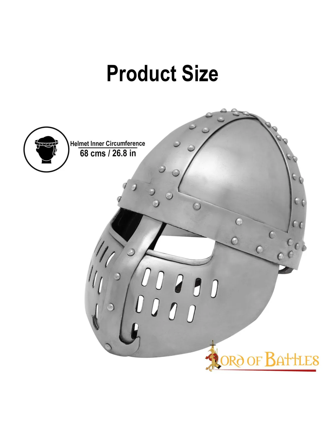 CASCO SPANGENHELM CABALLERO NORMANDO, S. XIIXIII