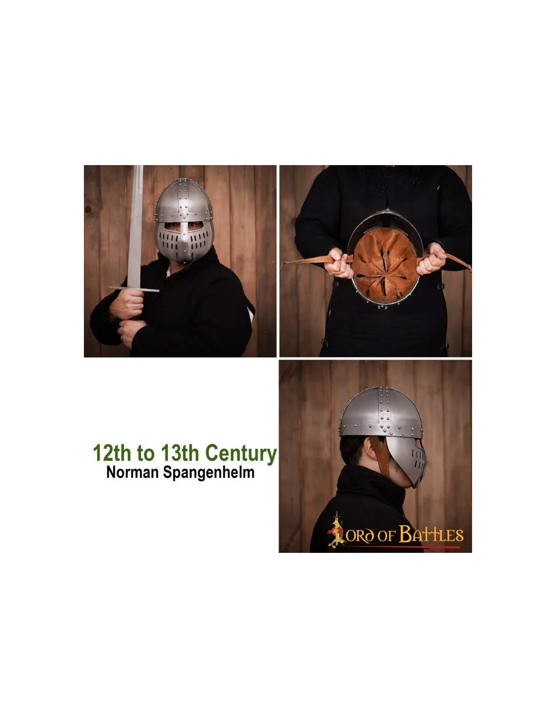 CASCO SPANGENHELM CABALLERO NORMANDO, S. XIIXIII