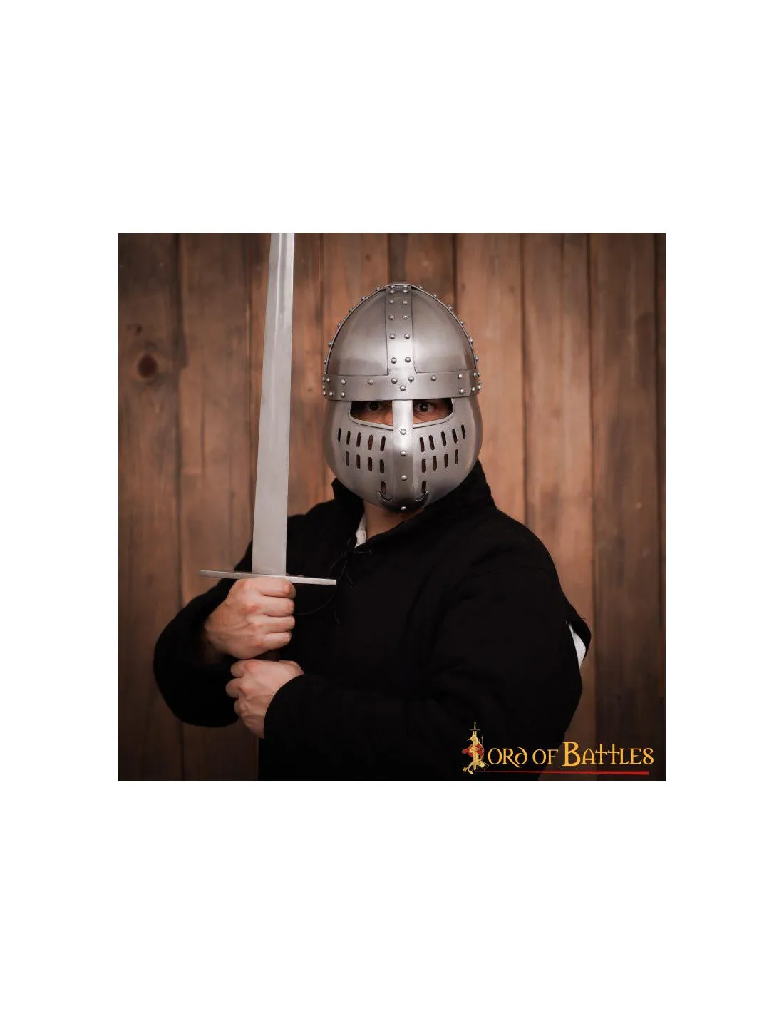 CASCO SPANGENHELM CABALLERO NORMANDO, S. XIIXIII