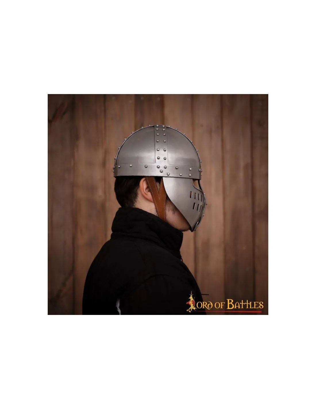 CASCO SPANGENHELM CABALLERO NORMANDO, S. XIIXIII