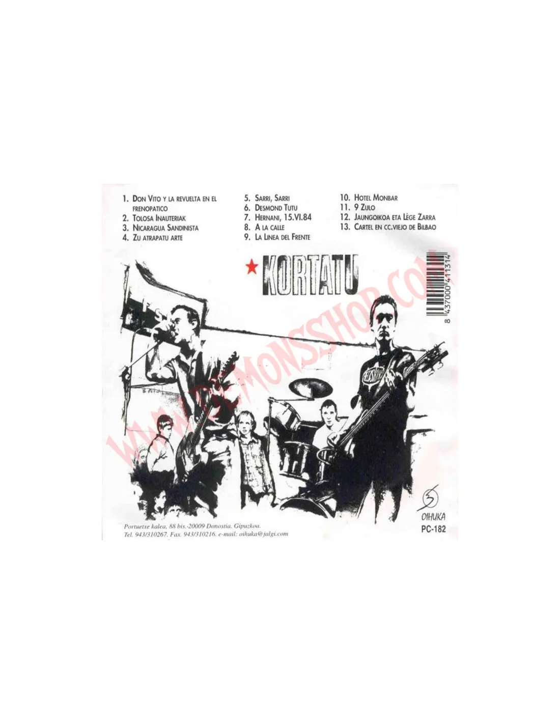 CD KORTATU  A FRONT LINE COMPILATION