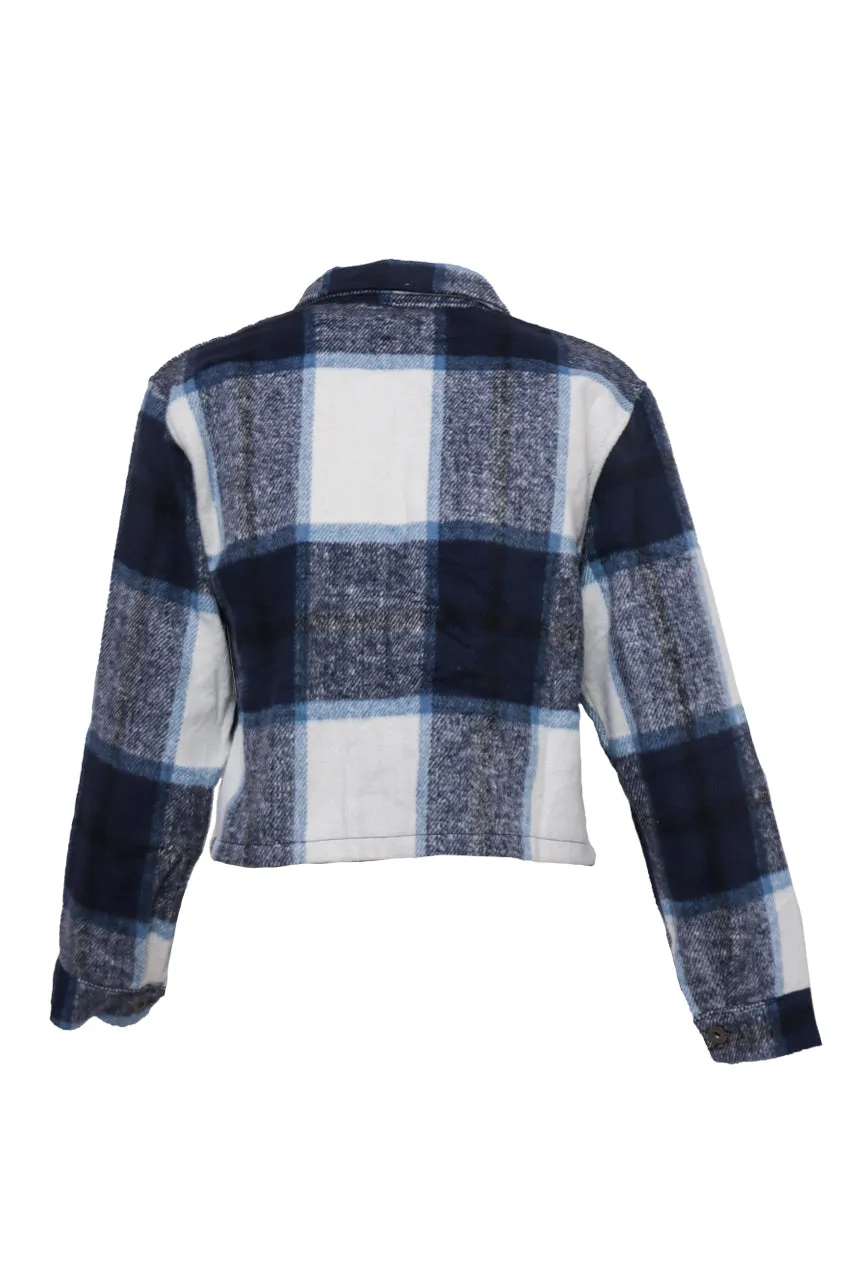 Chamarra de Cuadros para Mujer Jackies CH27918