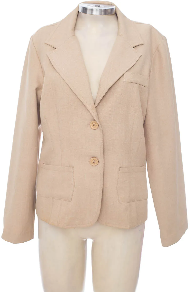CHAQUETA / ABRIGO COLOR BEIGE  BESO DE COCO