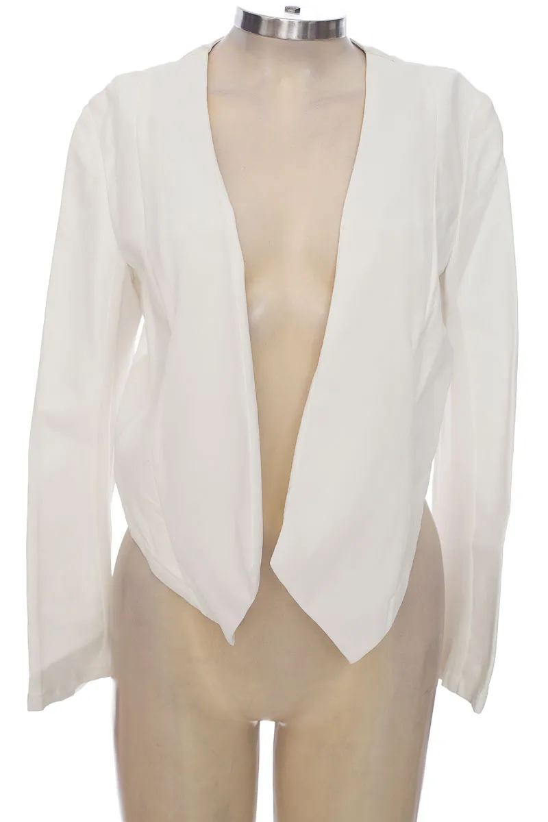 CHAQUETA / ABRIGO COLOR BLANCO  TOP CHIC