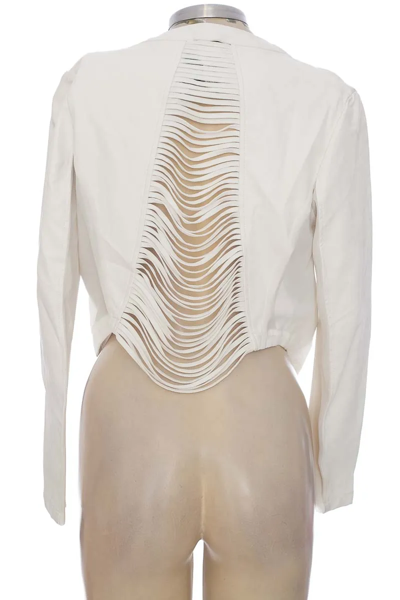 CHAQUETA / ABRIGO COLOR BLANCO  TOP CHIC