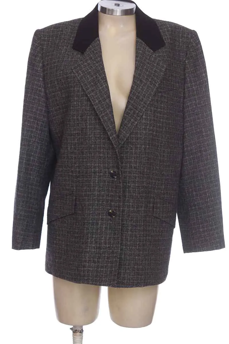 CHAQUETA / ABRIGO COLOR GRIS  HERNANDO TRUJILLO