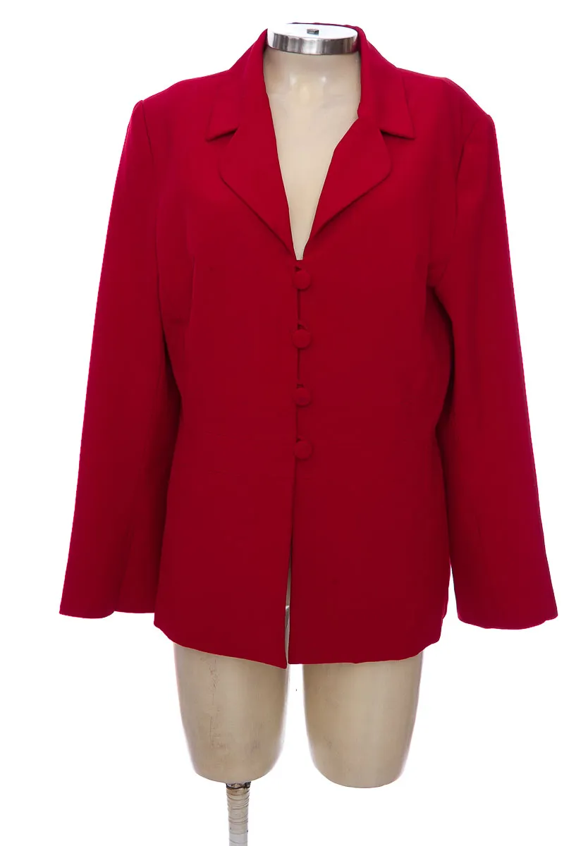 CHAQUETA / ABRIGO COLOR ROJO  D´PASARELLA