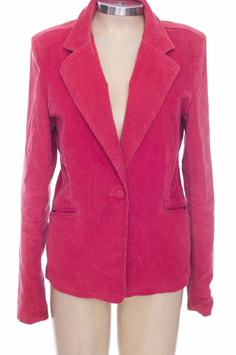 CHAQUETA / ABRIGO COLOR ROSADO  BESO DE COCO