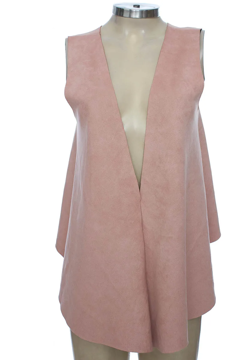 CHAQUETA / ABRIGO COLOR ROSADO  FD ESTILO