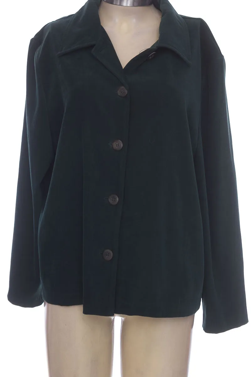 CHAQUETA / ABRIGO COLOR VERDE  BRIGGS NEW YORK