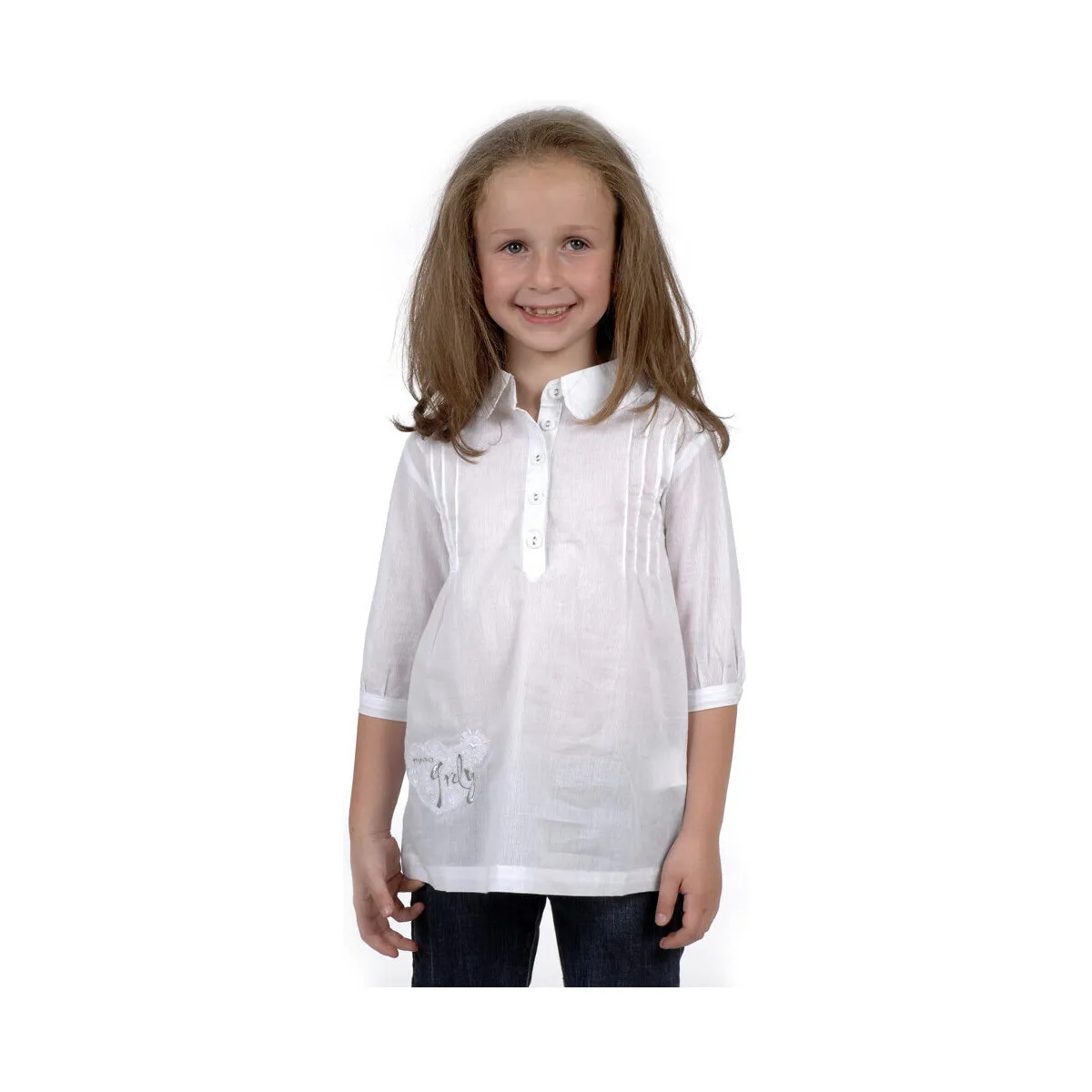 Chemise manches courtes fille FIL