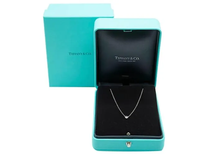 Colgante de Platino Elsa Peretti Diamond By The Yard de Tiffany & Co. 