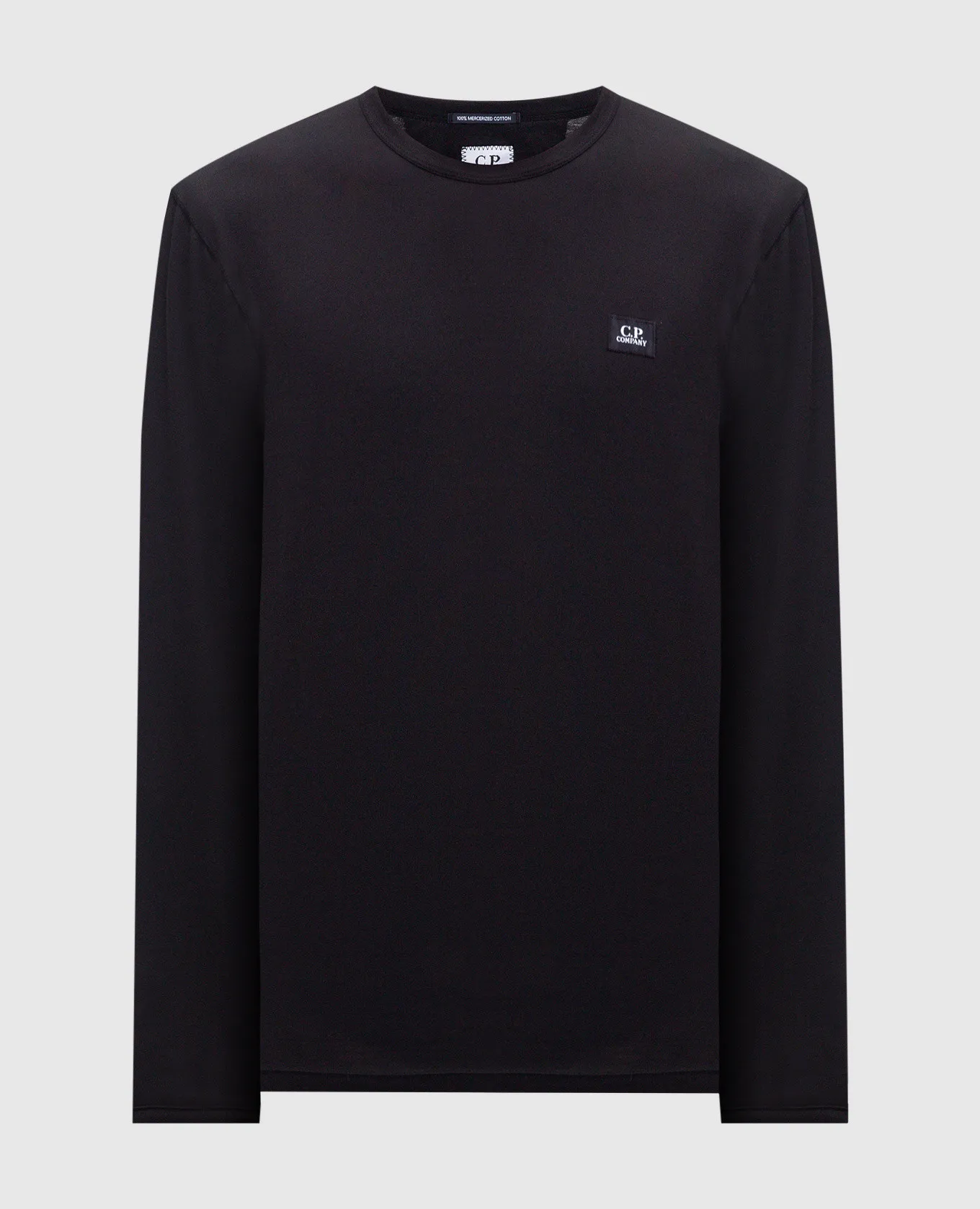 C.P. Company Black longsleeve with logo patch