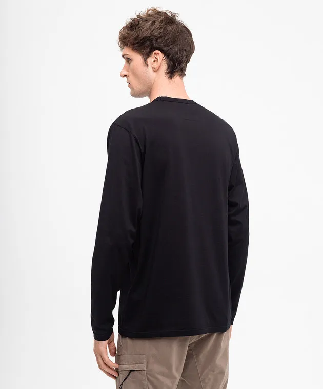 C.P. Company Black longsleeve with logo patch