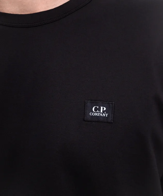 C.P. Company Black longsleeve with logo patch