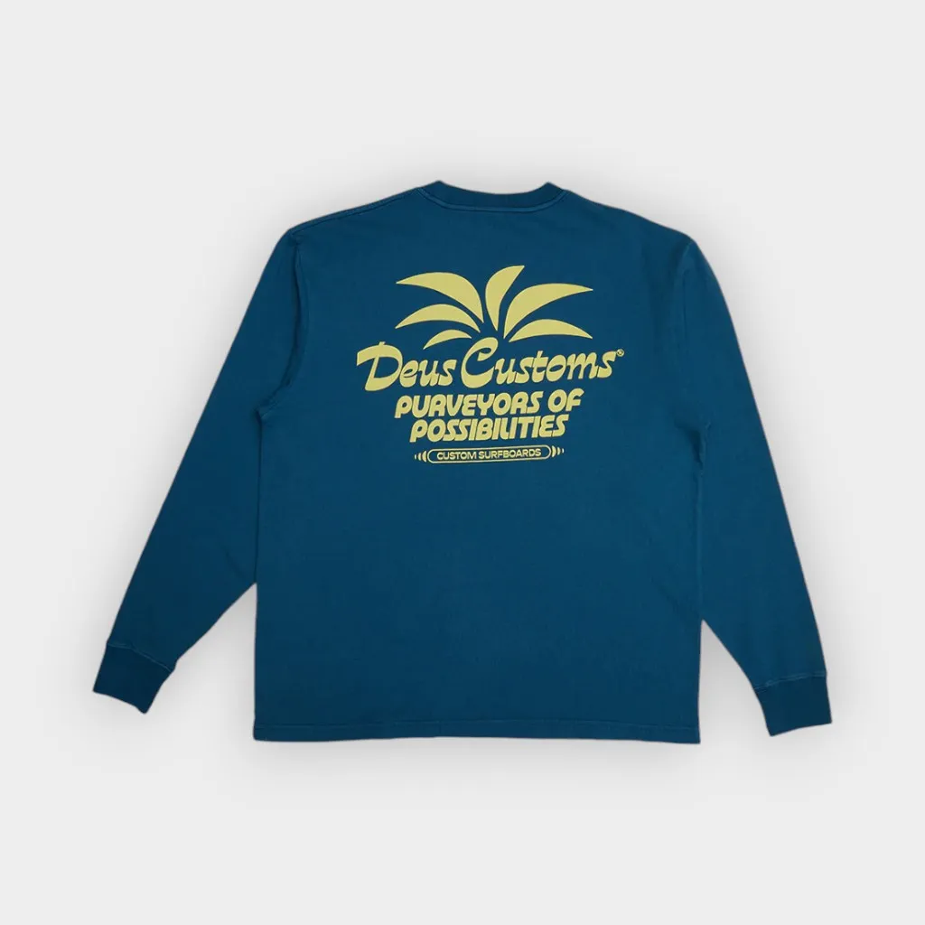 Deus Ex Machina – Camiseta Last resort Ls moroccan blue