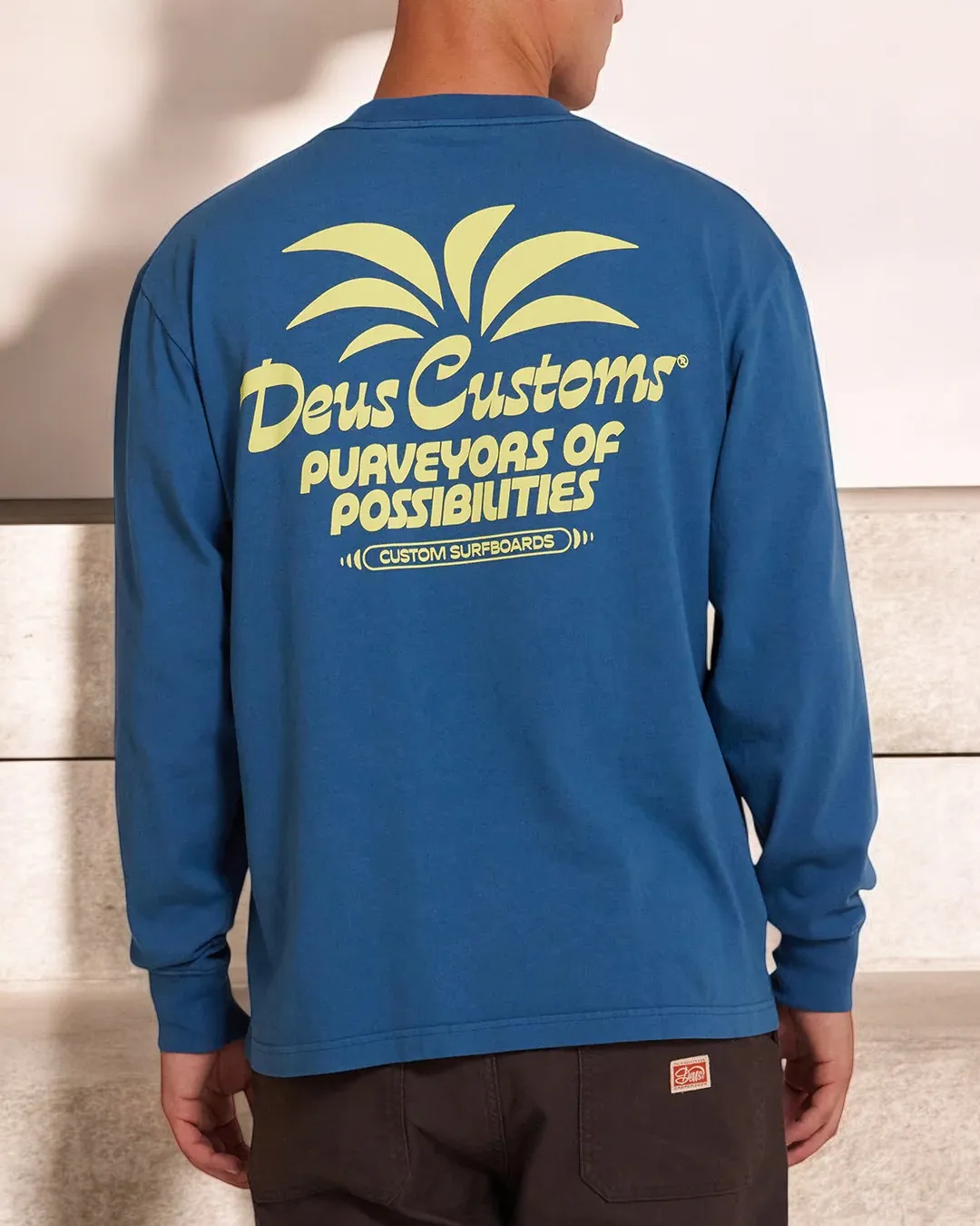 Deus Ex Machina – Camiseta Last resort Ls moroccan blue
